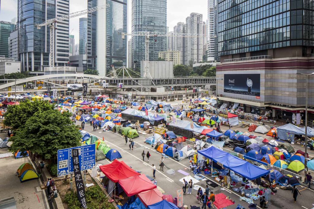umbrella revolution fotografia cityscapes photography hong kong